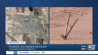 Power knocked out to thousands near Eloy
