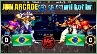 Kizuna Encounter: Super Tag Battle (JDN ARCADE Vs. wil kof br) [Brazil Vs. Brazil]