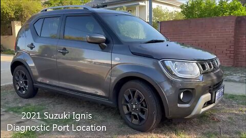 2021 Suzuki Ignis Diagnostic Port Location