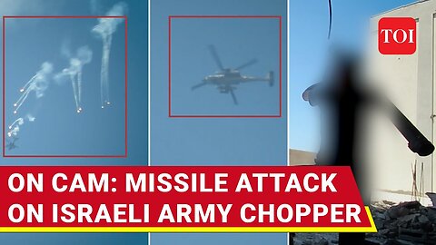 Al-Qassam Missile Attack On Israeli Army Helicopter On Cam; IDF Soldier Killed In Tank Fire | Watch