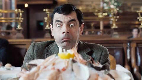 Mr Bean LOVES Seafood! | Mr Bean's Holiday | Funny Clips | Mr Bean