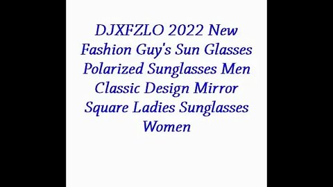 DJXFZLO 2022 New Fashion Guy's Sun Glasses Polarized | Link in the description 👇 to BUY