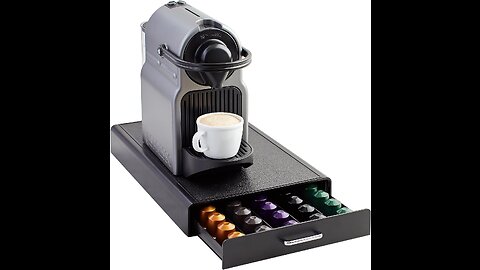 Amazon Basics Nespresso OriginalLine Coffee Pod Storage Drawer Holder,