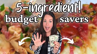 5-INGREDIENT Recipes that will SAVE YOUR BUDGET | Cheap and Easy Recipes