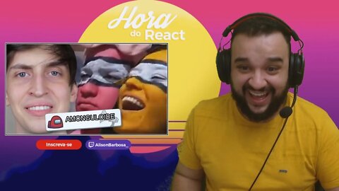 (REACT) os incríveis vídeos de AMONG US na vida real ( Felca )