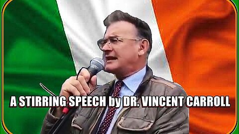 YOU CAN ALWAYS COUNT ON DR. VINCENT CARROLL FOR A STIRRING SPEECH... - DR. VINCENT CARROLL