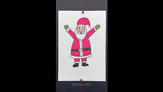 How to Draw Santa Claus, Christmas Drawing #merrychristmas #santaclaus #artomg