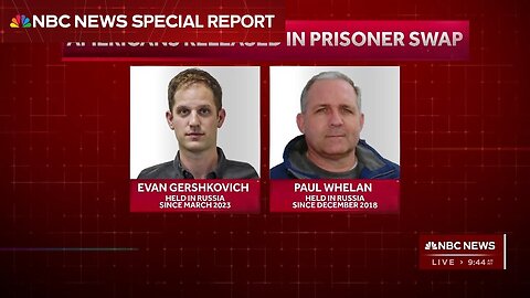 Evan Gershkovich and Paul Whelan freed from Russian prison as part of major exchange| RN