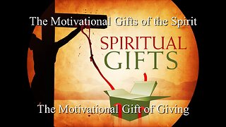 Freedom River Church - Sunday Live Stream - The Motivational Gift of Giving