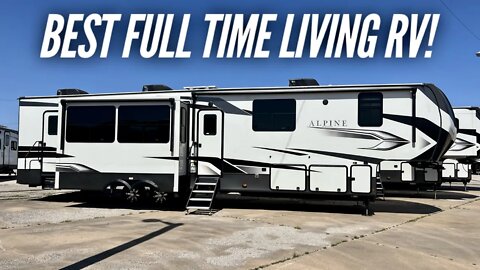 Best Full Time Living Fifth Wheel RV Layout! 2022 Keystsone Alpine 3910RK