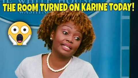 The Room TURNED Against Karine Jean-Pierre TODAY for violating the Hatch Act by Condemning Trump