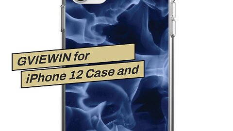 GVIEWIN for iPhone 12 Case and iPhone 12 Pro Case with Screen Protector + Camera Lens Protector...