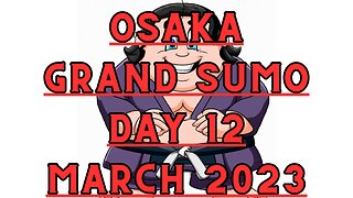 Grand Sumo Tournament 2023 in Osaka Japan! Sumo Day 12 OMG!!