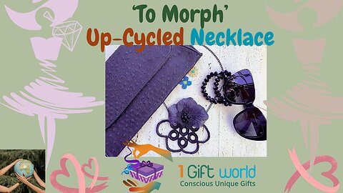 To Morf' Crochet Necklace, a Masterpiece of Upcycled Elegance, #shorts #UniqueAccessories