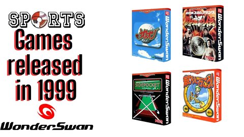 1999 released games - Sports Games - Wonderswan