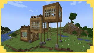 How To Build A Cube Survival House | Minecraft 1.20