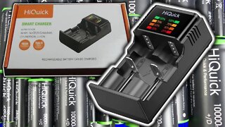 HiQuick Smart Charger with Batteries! Unboxing and Review