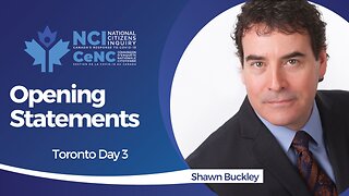 Opening Statements | Day 3 Toronto | National Citizens Inquiry