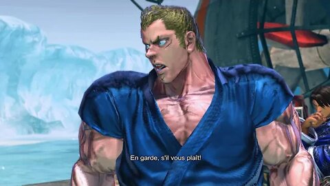 Street Fighter X Tekken: Yoshimitsu (Swap Costume) & Julia vs Abel & Lei - 1440p No Commentary