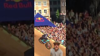 WHAT DID HE JUST DO?? *Redbull District Ride* -David Godziek #short