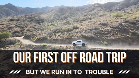 We take the 2022 Toyota Tacoma up the Crown King Trail 7 out of 10 difficulty and run in to trouble
