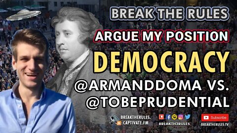 Argue My Position: Democracy - Armand Domalewski VS. The Prudentialist