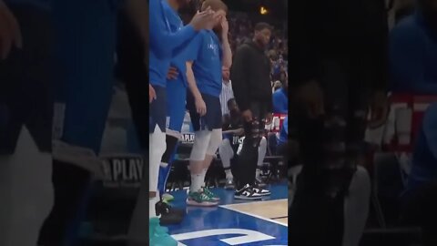 Heated Words Between Luka Doncic & Jordan Poole After Hard Foull