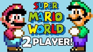 Let's Play SUPER MARIO WORLD (SNES) 2-Player CO-OP | Nintendo Switch | The Basement