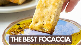 The Best Focaccia Bread |Iambaker.net