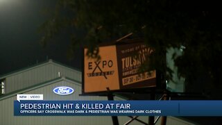 Man hit, killed in crosswalk at Tulsa Fairgrounds