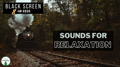 Relaxing Train ride sounds | 8 hours