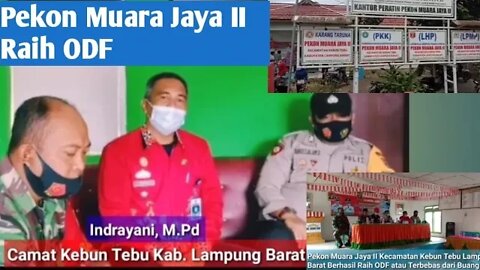 Pekon Muara Jaya II Kebun Tebu Lampung Barat Raih ODF Bebas Buang Air Besar Sembarangan (BABS)