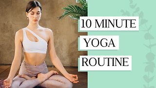 Simple Morning Yoga Session -- 10min -- Release Back pain