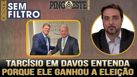 Governador de SP Tarcísio em Davos entenda porque ele ganhou a eleição SILVIO NAVARRO