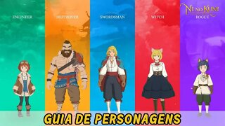 Guia de personagens em Ni No Kuni Corss Worlds #1