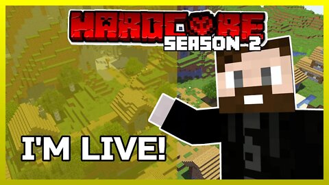 EP08 - Building Autofarms and the village - Minecraft Hardcore Let's Play Season 2 [Live Stream]