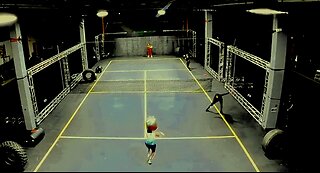 More Hits from Inside the Caged Court of Action Tennis!