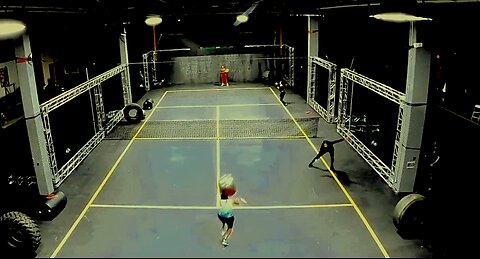 More Hits from Inside the Caged Court of Action Tennis!