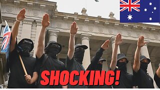 Australian police guarding Australian Nazis!