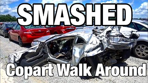 BMW X5M, Jaguar XF, Thrashed Camaro Copart Walk Around