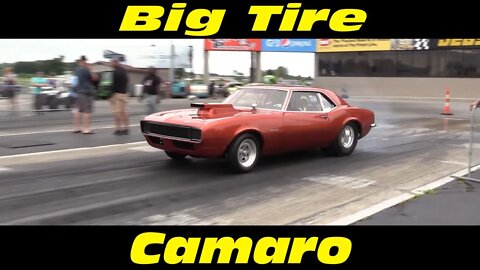 Big Tire Camaro Bracket Car | JEGS ET Series