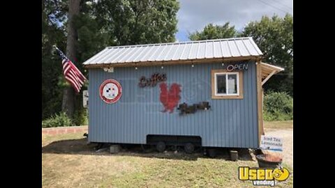 2021 - 8' x 17' Coffee Trailer | Commercial Mobile Cafe with Restroom for Sale in Arkansas