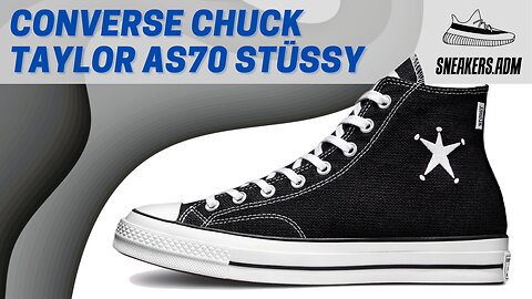 Converse Chuck Taylor All-Star 70 Hi Stussy Black- A01765C - @SneakersADM