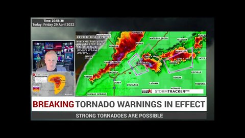 BREAKING NOW: DAMAGING TORNADOES TONIGHT IN KANSAS-ANDOVER/ ELDORADO