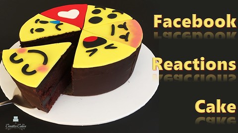 Facebook reactions cake: How to make from Creative Cakes by Sharon