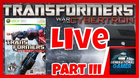 Transformers - War For Cybertron (Xbox 360) - Part III