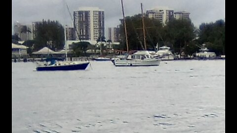 Riviera Beach, boats on Intracoastal