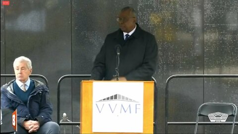 LIVE: Defense Sec. Lloyd Austin, VA Sec. Denis McDonough Participating in Veterans Day Ceremony...