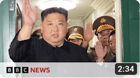 North Korean leader Kim Jong Un enters Russia to visit President Putin - BBC News