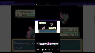 Pokémon FireRed - Misdreavus Used Thief!